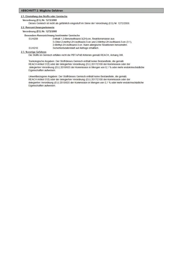 POCOline Acryl Klarlack farblos seidenglänzend ca. 0,75 l