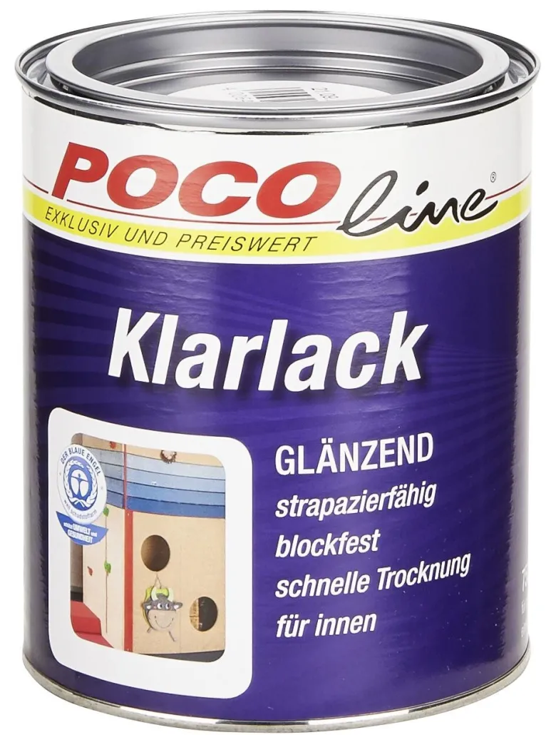 POCOline Acryl Klarlack farblos glänzend ca. 0,75 l