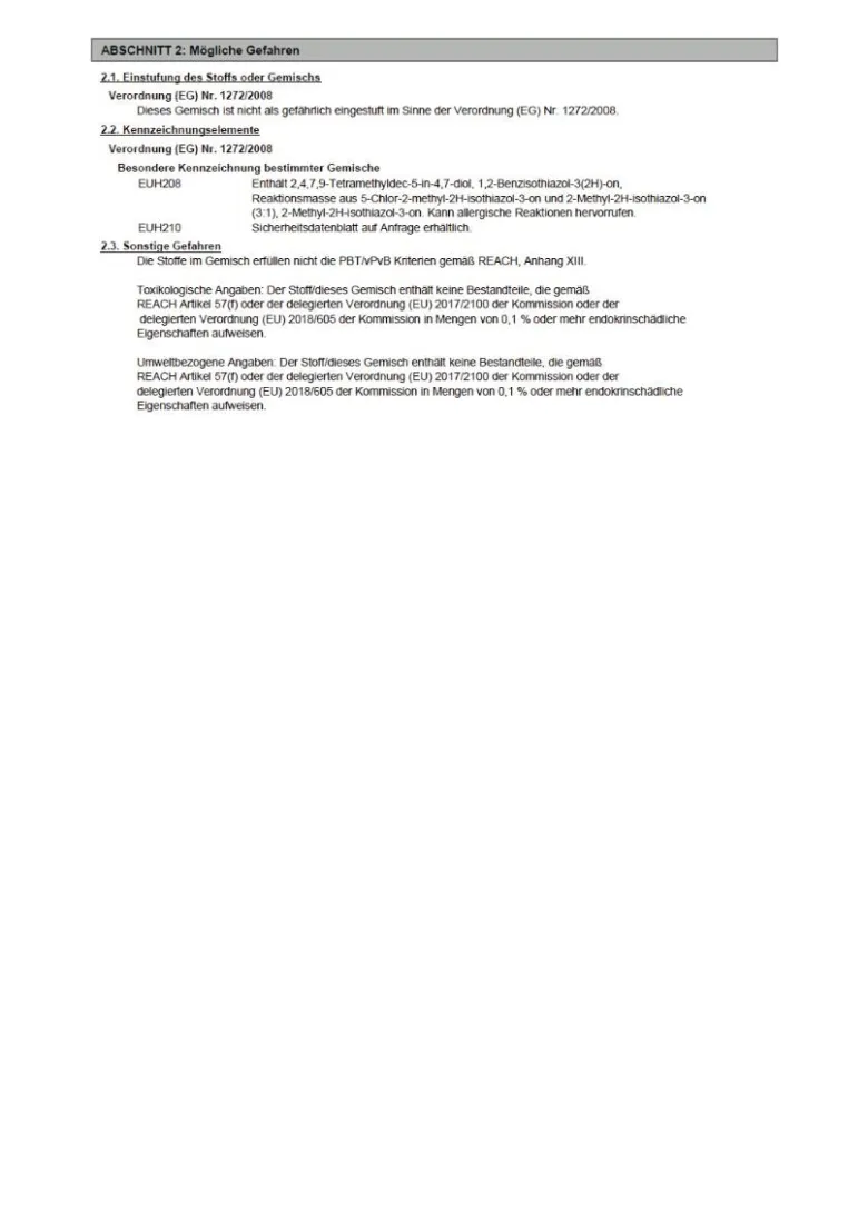 POCOline Acryl Klarlack farblos glänzend ca. 0,25 l