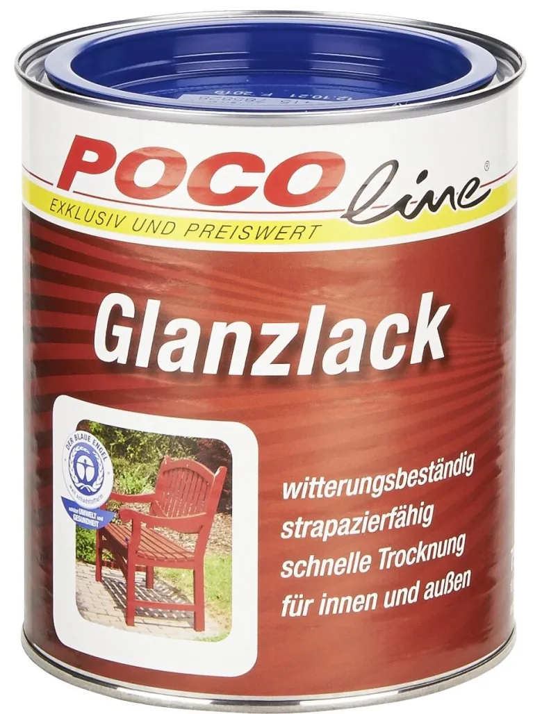 POCOline Acyl Buntlack enzianblau glänzend ca. 0,75 l