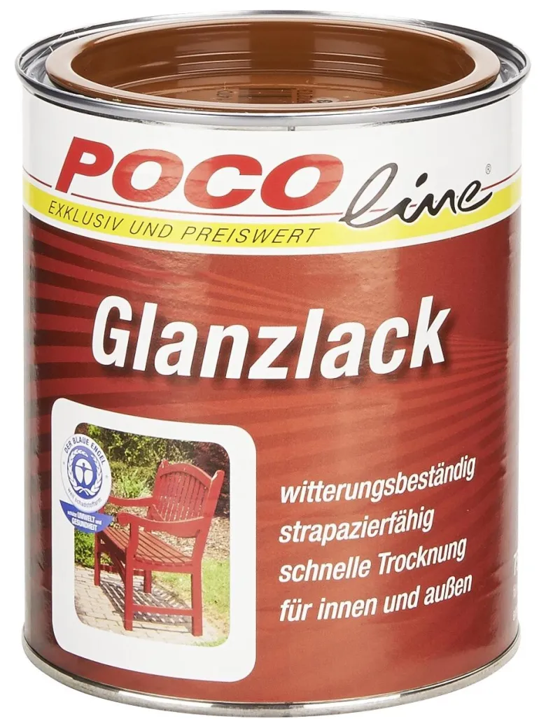 POCOline Acyl Buntlack lehmbraun glänzend ca. 0,75 l