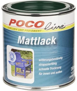 POCOline Acyl Buntlack moosgrün seidenmatt ca. 0,25 l