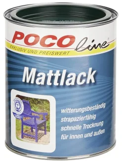 POCOline Acyl Buntlack moosgrün seidenmatt ca. 0,75 l