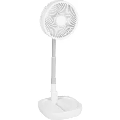 POCOline Akku-Teleskopventilator weiß Kunststoff B/H/L: ca. 21x79x21 cm