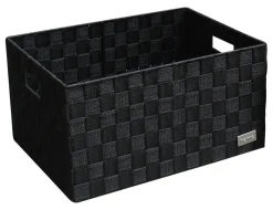 POCOline Aufbewahrungskorb schwarz Nylon B/H/L: ca. 20x28x38 cm
