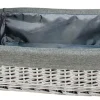 POCOline Aufbewahrungskorb grau Weide B/H/L: ca. 34x16x48 cm