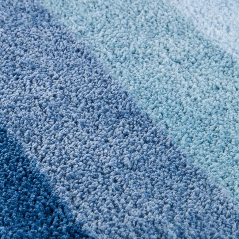 POCOline Badematte Farbverlauf blau Polyester B/L: ca. 80x50 cm