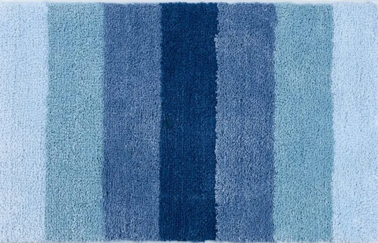 POCOline Badematte Farbverlauf blau Polyester B/L: ca. 80x50 cm