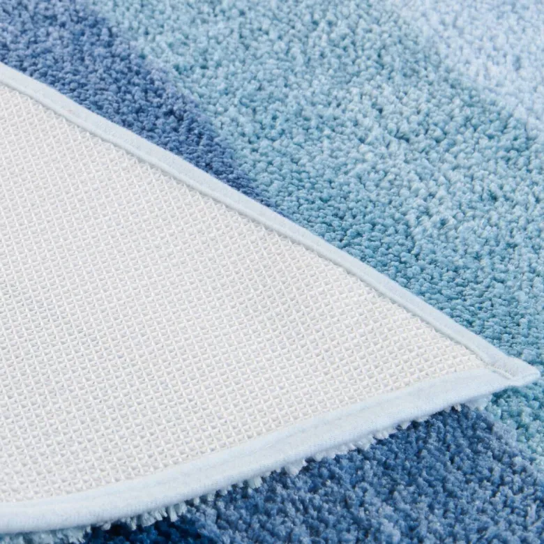 POCOline Badematte Farbverlauf blau Polyester B/L: ca. 80x50 cm