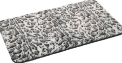 POCOline Badematte Leo silber Polyester B/L: ca. 50x80 cm