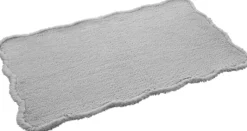POCOline Badematte Rabbit silber Polyester B/L: ca. 50x80 cm