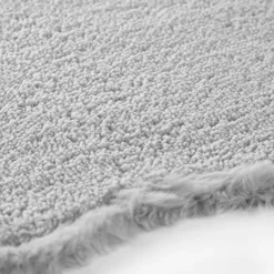 POCOline Badematte Rabbit silber Polyester B/L: ca. 50x80 cm