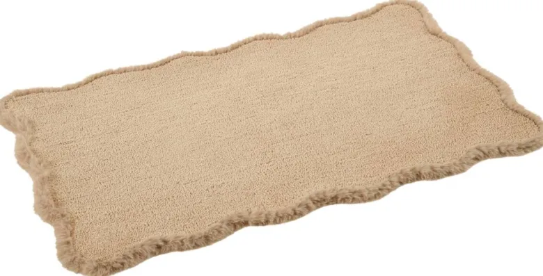 POCOline Badematte Rabbit taupe Polyester B/L: ca. 50x80 cm