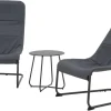 POCOline Balkonset Melfi anthrazit Polyester