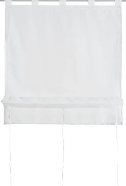 POCOline Bändchenrollo Nouveau weiß B/L: ca. 80x140 cm