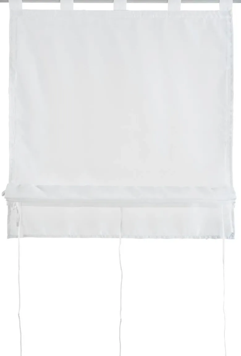 POCOline Bändchenrollo Nouveau weiß B/L: ca. 80x140 cm