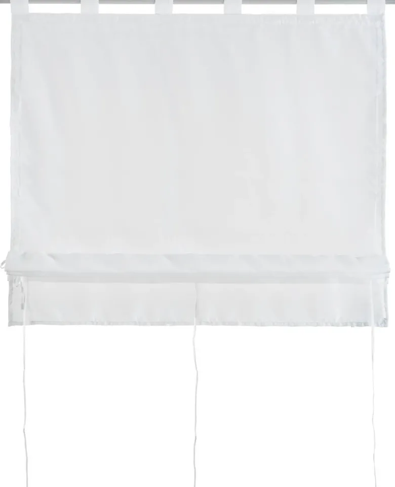 POCOline Bändchenrollo Nouveau weiß B/L: ca. 100x140 cm