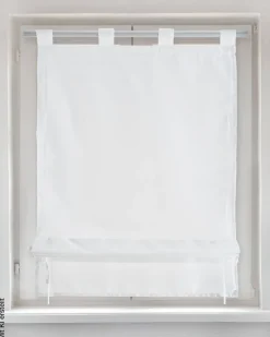 POCOline Bändchenrollo Nouveau weiß B/L: ca. 60x140 cm