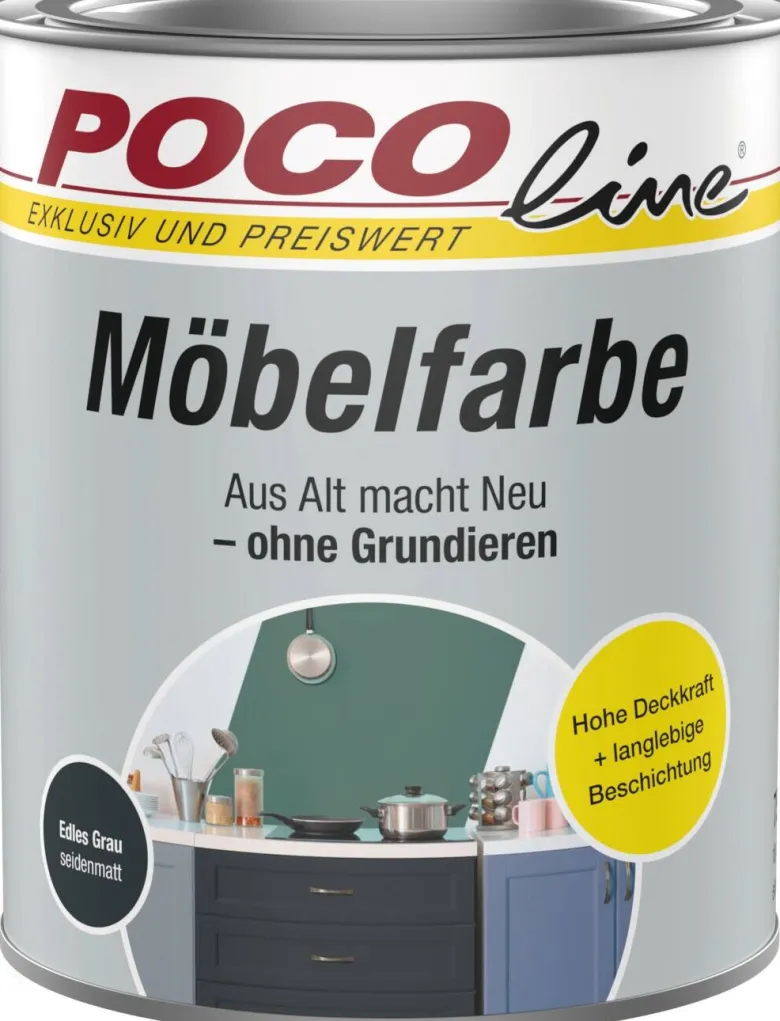 POCOline Buntlack edelgrau ca. 0,75 l