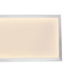 POCOline Deckenpanel Plano weiß silber Kunststoff Aluminium B/H/L: ca. 30x7x120 cm