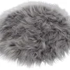 POCOline Deko-Fell silber Polyester D: ca. 30 cm