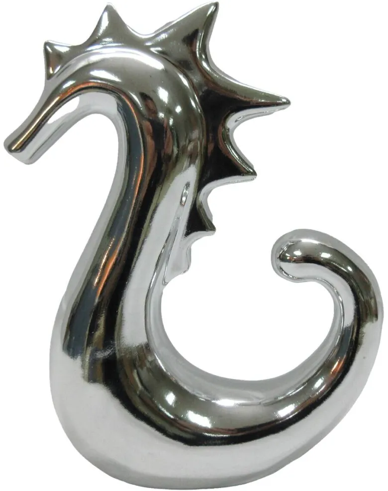 POCOline Dekorationsartikel silber Steingut B/H/L: ca. 13,5x5x18 cm