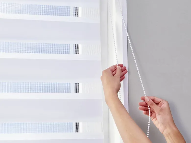 POCOline Doppelrollo mit Blende Easy-Fix weiß B/L: ca. 60x220 cm