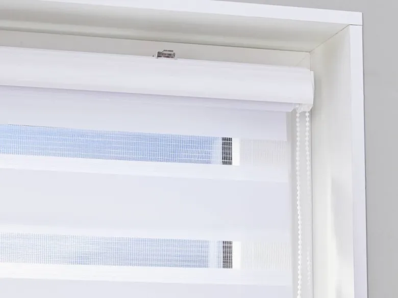 POCOline Doppelrollo mit Blende Easy-Fix weiß B/L: ca. 60x220 cm