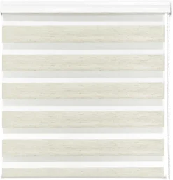 POCOline Doppelrollo mit Blende Easy-Fix natur B/L: ca. 90x160 cm