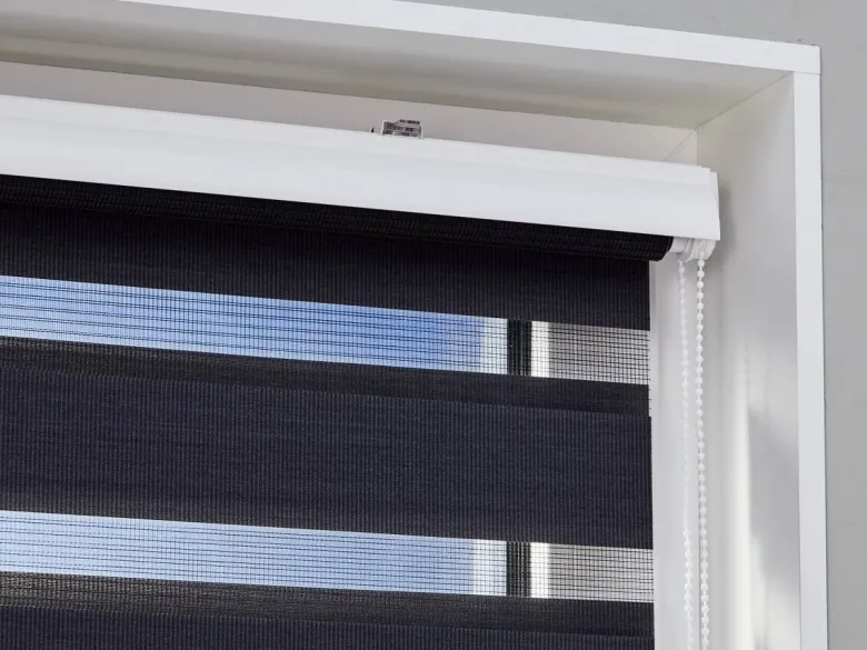 POCOline Doppelrollo mit Blende Easy-Fix anthrazit B/L: ca. 90x160 cm