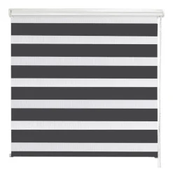 POCOline Doppelrollo mit Blende Easy-Fix anthrazit B/L: ca. 90x160 cm