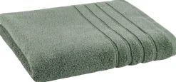 POCOline Duschtuch Pisa grün Baumwolle B/L: ca. 70x140 cm