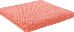 POCOline Duschtuch Popcorn apricot Baumwolle B/L: ca. 70x140 cm