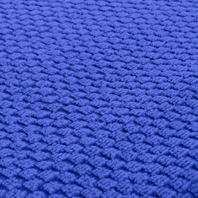 POCOline Duschtuch Popcorn blau Baumwolle B/L: ca. 70x140 cm