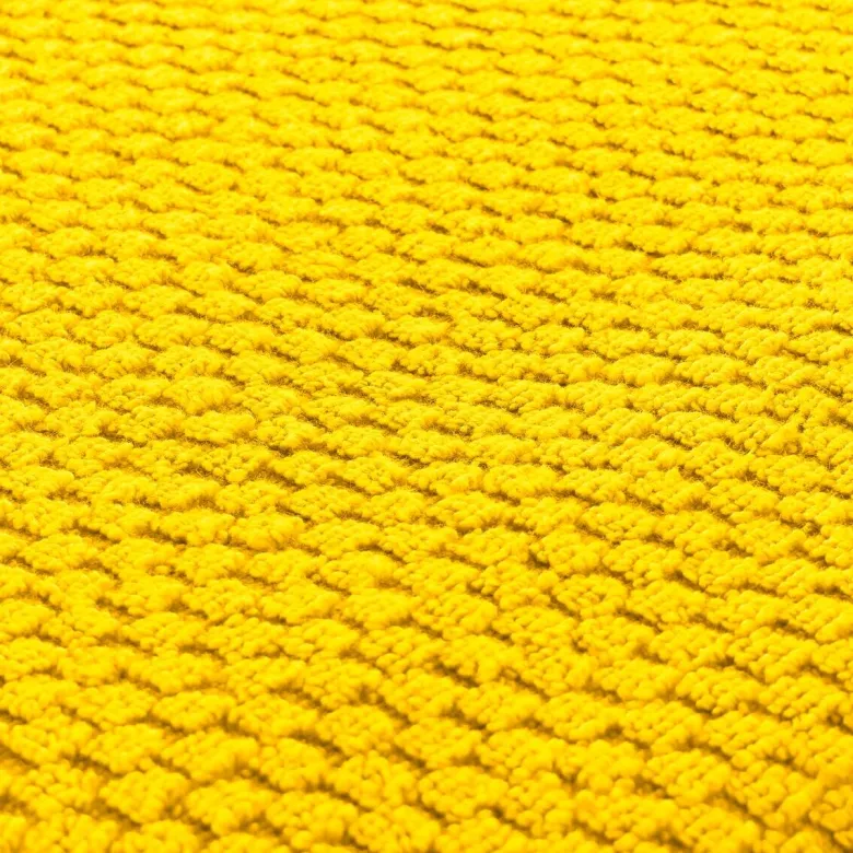 POCOline Duschtuch Popcorn gelb Baumwolle B/L: ca. 70x140 cm
