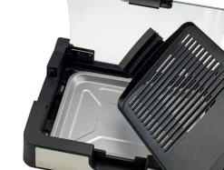 POCOline Elektrogrill schwarz Glas Metall Kunststoff B/H/L: ca. 34,5x9,5x50 cm