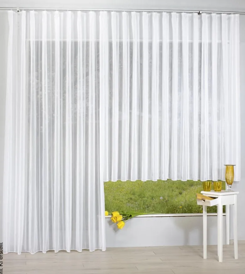 POCOline Fertigstore Finnesse weiß B/L: ca. 300x175 cm