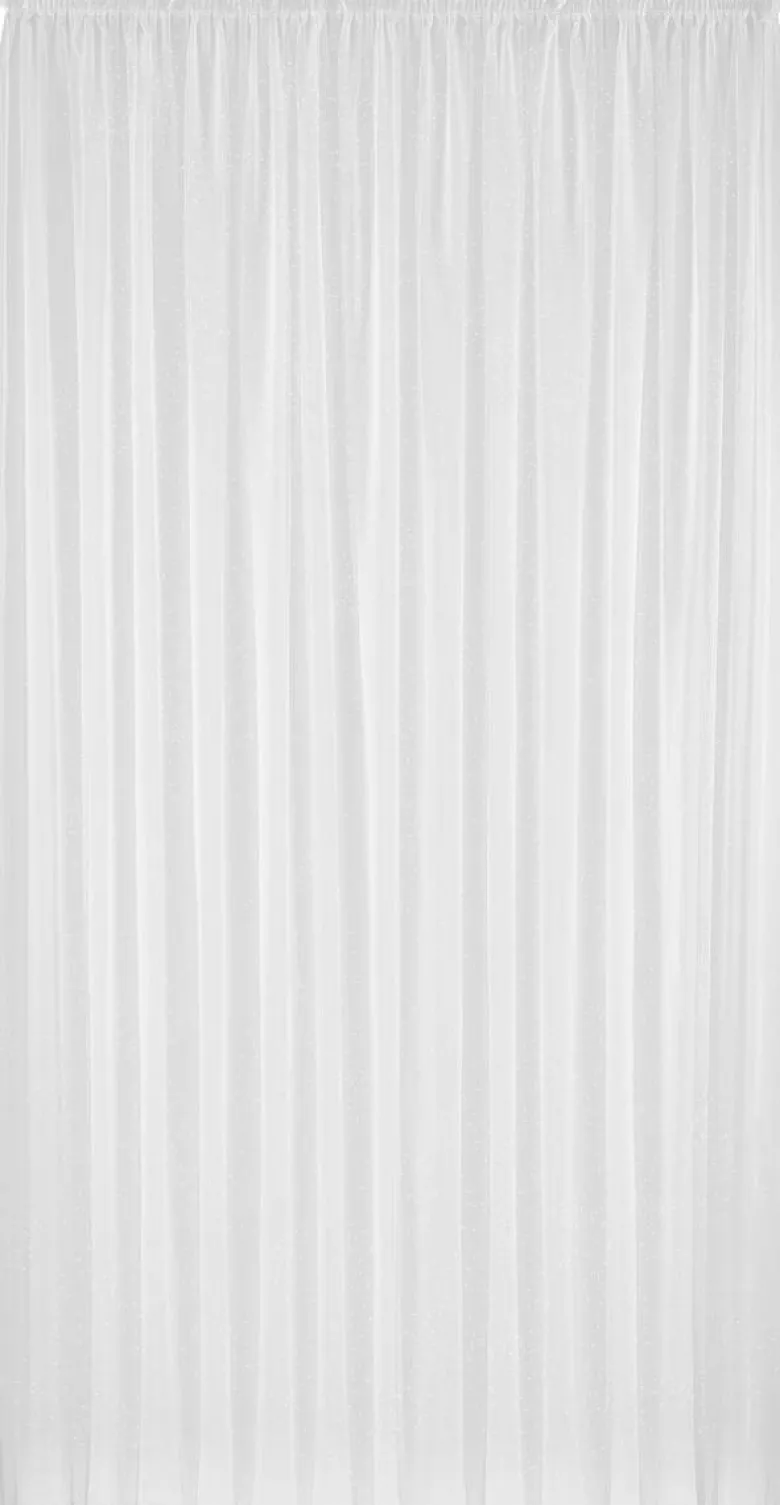 POCOline Fertigstore Glitzer weiß B/L: ca. 300x245 cm