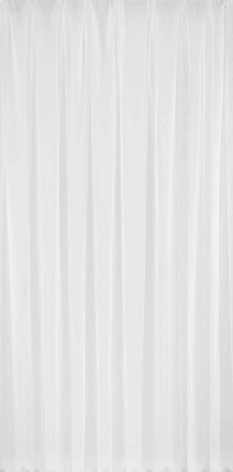 POCOline Fertigstore Mara weiß B/L: ca. 450x245 cm