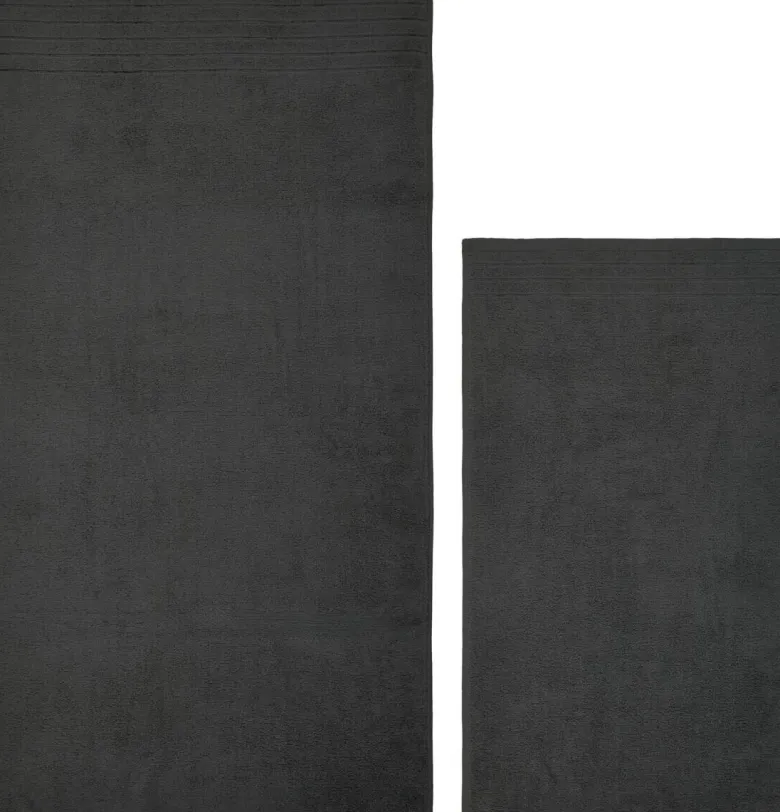 POCOline Frottier-Set anthrazit Baumwolle B/L: ca. 50x90 cm