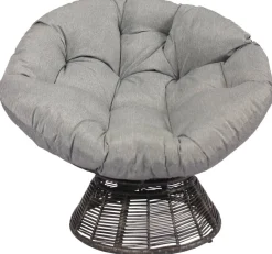 POCOline Gartensessel braun Polyrattan H/D: ca. 78x96 cm