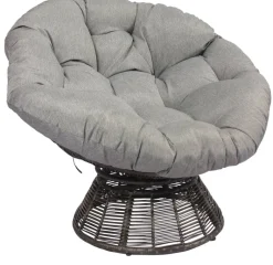POCOline Gartensessel braun Polyrattan H/D: ca. 78x96 cm
