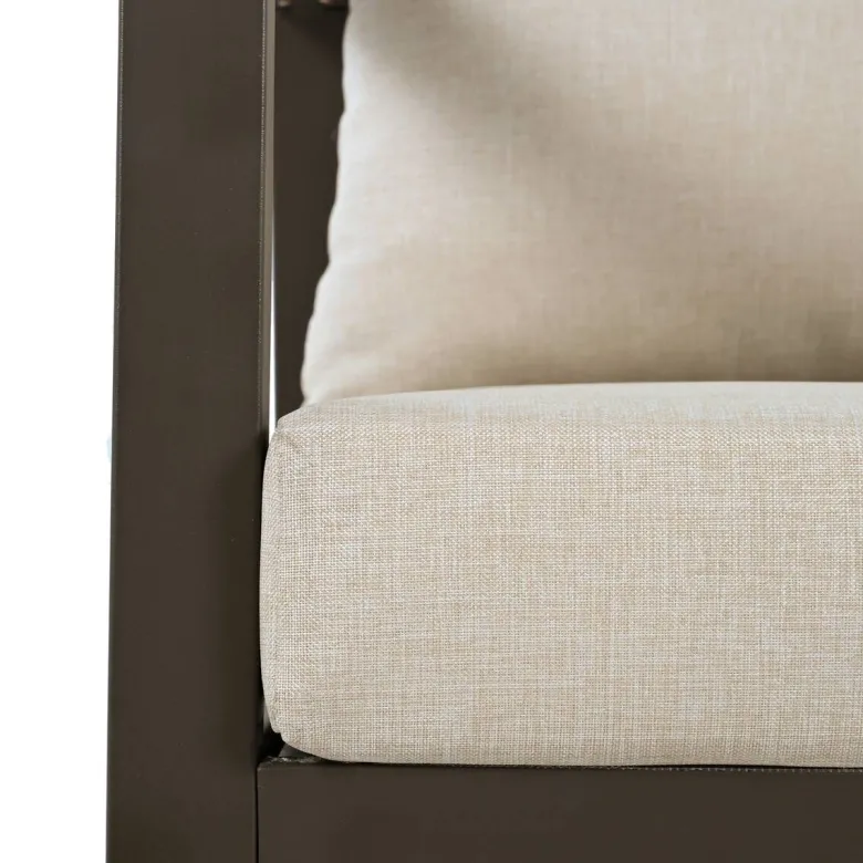 POCOline Gartensitzgruppe Grasse taupe Stahl