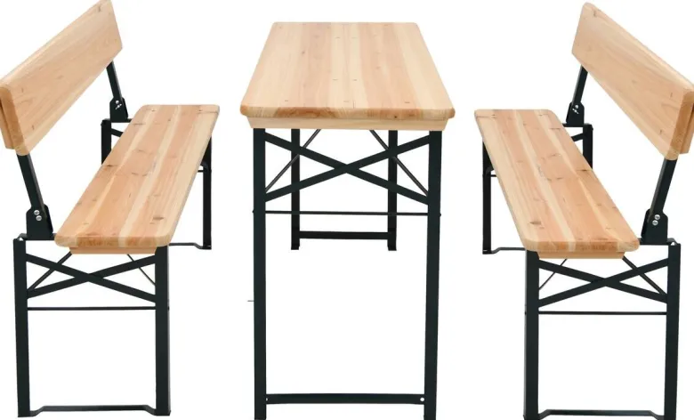 POCOline Gartensitzgruppe natur Holz