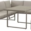 POCOline Gartensitzgruppe Tulum grau Glas
