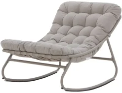 POCOline Gartenstuhl beige Polyester B/H/L: ca. 78x74x101 cm