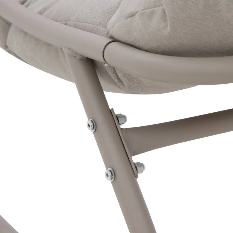 POCOline Gartenstuhl beige Polyester B/H/L: ca. 78x74x101 cm
