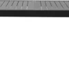 POCOline Gartentisch dunkelgrau Aluminium B/H/L: ca. 90x75x135 cm