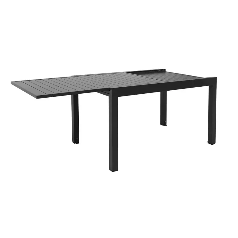 POCOline Gartentisch dunkelgrau Aluminium B/H/L: ca. 90x75x135 cm