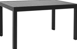 POCOline Gartentisch dunkelgrau Aluminium B/H/L: ca. 90x75x135 cm